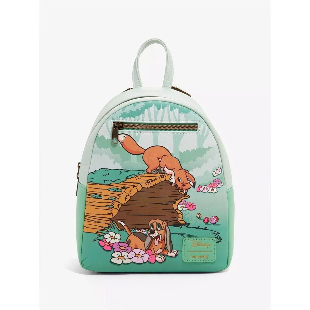 Loungefly Disney The Fox and the Hound Forest Fun Mini Backpack